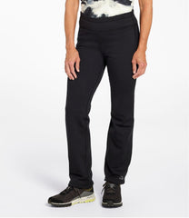 Mid-Rise Straight-Leg Women's PrimaLoft ThermaStretch Fleece Pants