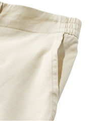 High-Rise Ankle Women's Comfort Stretch Cotton/Linen Pants