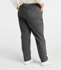 Women's Stretch Ripstop Pull-On Pants Slim-Leg Fleece-Lined