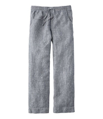 Stripe Women's Premium Washable Linen Pull-On Pants
