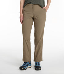 Women's Water-Repellent Comfort Trail Pants Mid-Rise Straight-Leg