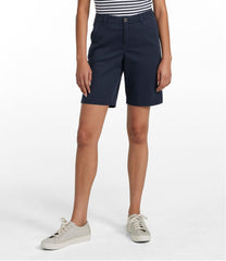 Chino Bermudas 9" Women's Comfort Stretch Shorts