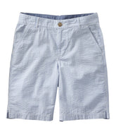 Women's Comfort Stretch Shorts Seersucker Bermudas 9"