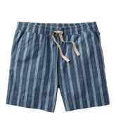 Women's Lakewashed Dock Shorts Mid-Rise Stripe