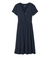 Women's Summer Knit Dress Short-Sleeve Print