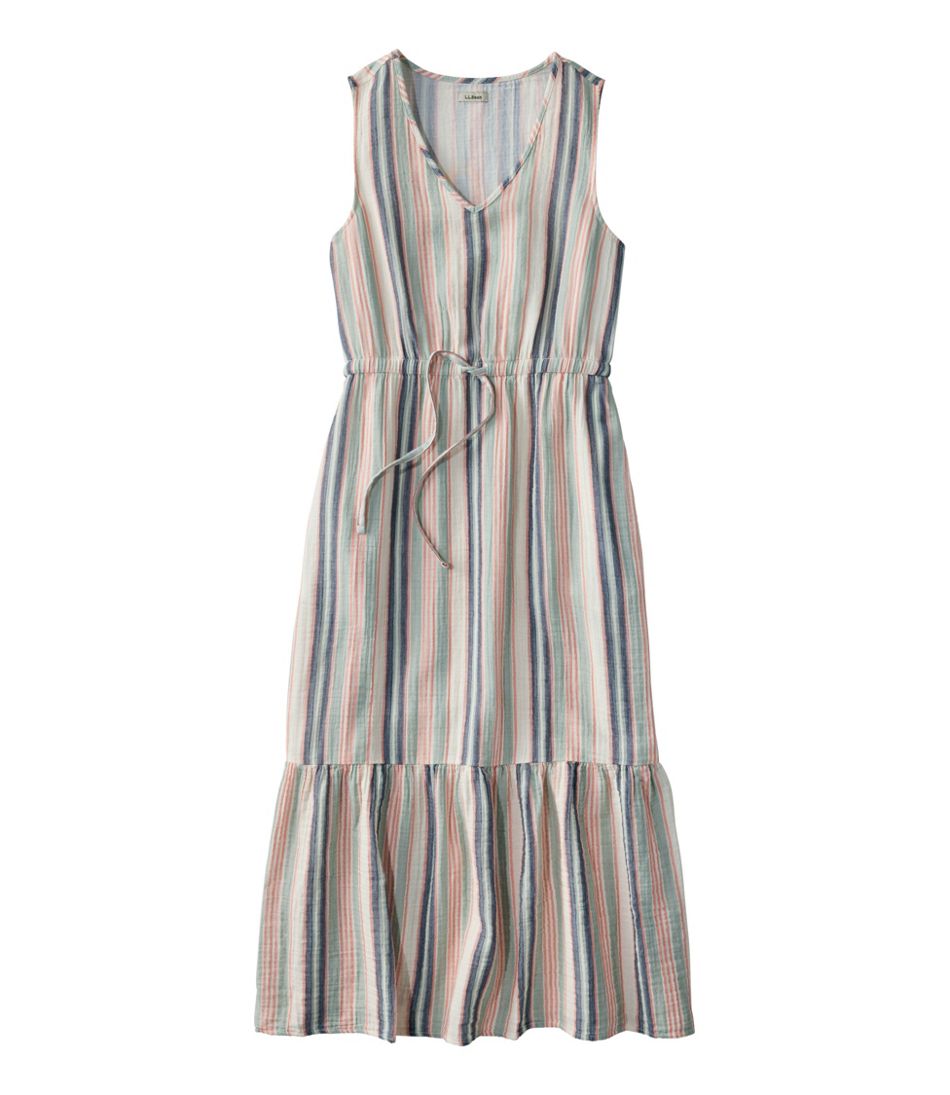 Stripe Women's Cloud Gauze Midi Dress