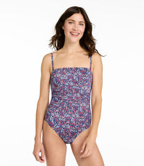 Bandeau Tanksuit Print Women's Coastal Essentials Swimwear
