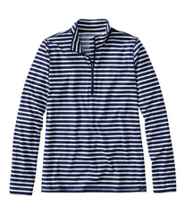 Quarter-Zip Stripe Women's SunSmart® UPF 50+ Sun Shirt