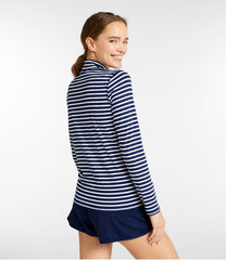 Quarter-Zip Stripe Women's SunSmart® UPF 50+ Sun Shirt