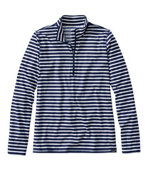 Quarter-Zip Stripe Women's SunSmart® UPF 50+ Sun Shirt