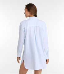 Women's Cloud Gauze Cover-Up Shirt Stripe