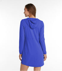 Women's Sand Beach Cover-Up Hooded Tunic