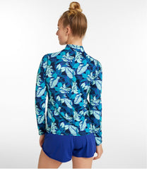 Women's SunSmart® UPF 50+ Sun Shirt Quarter-Zip Print