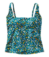 Squareneck Tankini Top Print Women's New Currents Swimwear