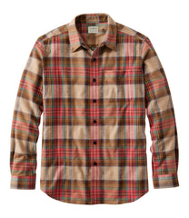 Men's Scotch Plaid Flannel Shirt Traditional Fit