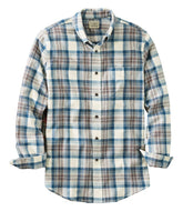 Slightly Fitted Men's Scotch Plaid Flannel Shirt