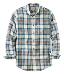 Slightly Fitted Men's Scotch Plaid Flannel Shirt