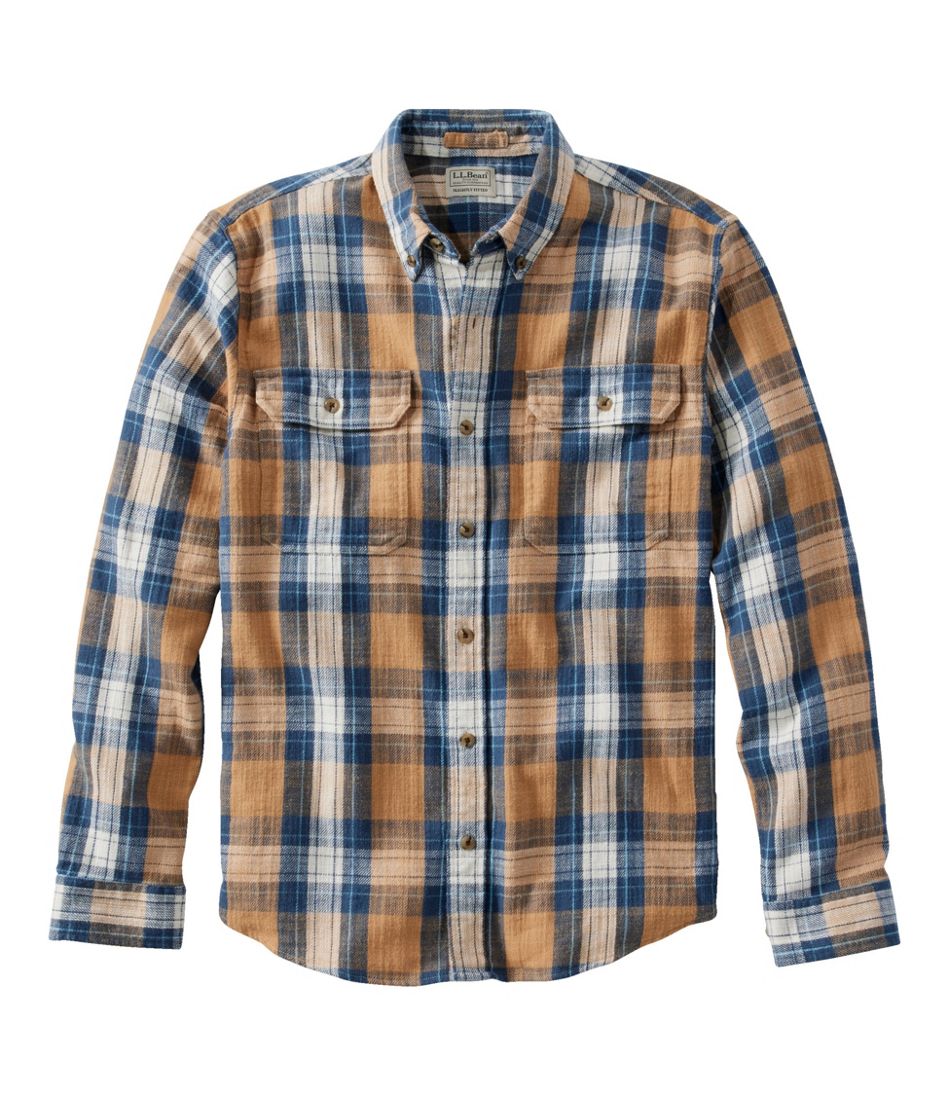 Men's 1912 Field Flannel Shirt Plaid Slightly Fitted Untucked Fit