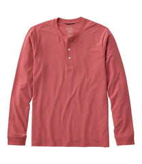 Long-Sleeve Henley Men's Comfort Stretch Performance® Pima Tee