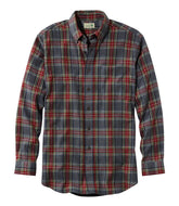 Men's Scotch Plaid Flannel Shirt Slim Fit