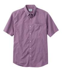 Men's Wrinkle-Free Kennebunk Sport Shirt Traditional Fit Short-Sleeve Check