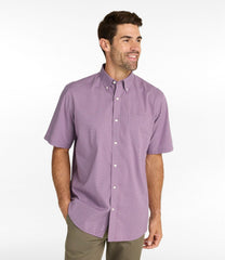 Men's Wrinkle-Free Kennebunk Sport Shirt Traditional Fit Short-Sleeve Check