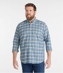 Men's Comfort Stretch® Oxford Shirt Traditional Untucked Fit Plaid
