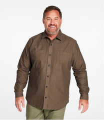Slightly Fitted Untucked Fit Men's Bean's Moleskin Shirt