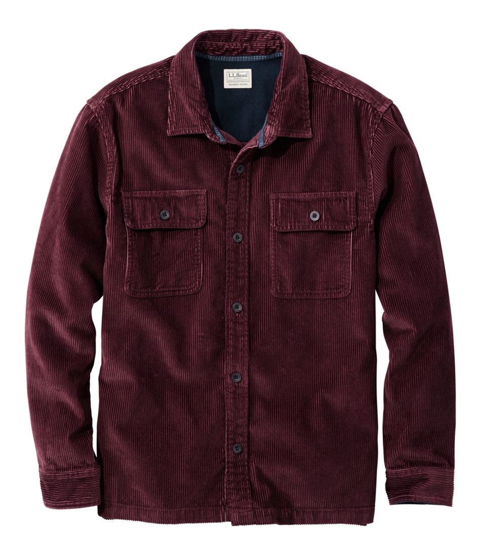 Men's Rangeley Corduroy Shirt Slightly Fitted