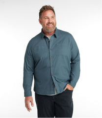 Long-Sleeve Men's BeanFlex® Twill Shirt Slightly Fitted Untucked Fit
