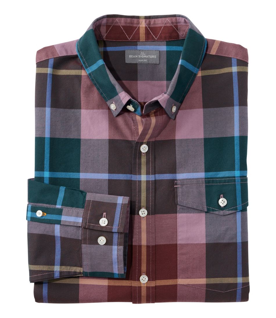 Men's Signature Premium Pima Cotton Oxford Shirt Long-Sleeve