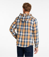 Hooded Slightly Fitted Untucked Fit Plaid Men's 1912 Field Flannel Shirt