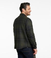 Men's Maine Guide Lightweight Lined Wool Field Shirt Plaid