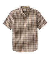 Slightly Fitted Untucked Fit Short-Sleeve Men's Stonecoast Hemp Shirt
