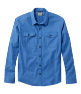 Men's Lakewashed Twill Shirt Traditional Untucked Fit