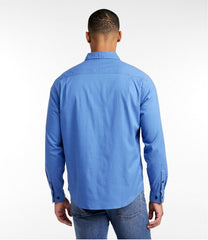Men's Lakewashed Twill Shirt Traditional Untucked Fit