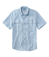 Men's Tropicwear Shirt Plaid Short-Sleeve
