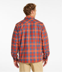 Hi-Pile Fleece-Lined Plaid Men's Katahdin Performance Flannel Shirt-Jacket