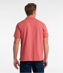 Men's Lakewashed Performance Shirts Short-Sleeve Button-Front Shirt