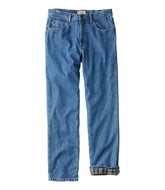 Classic Fit Men's Double L® Jeans Flannel-Lined