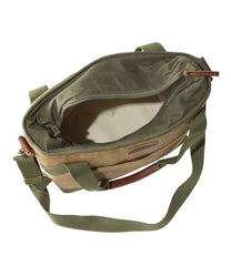 Medium Insulated Waxed-Canvas Tote