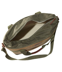Insulated Waxed-Canvas Tote Large