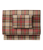 Heritage Chamois Flannel Sheet Collection Plaid