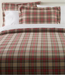 Heritage Chamois Flannel Comforter Cover Collection Plaid