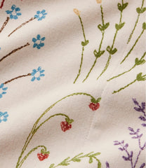 Botanical Floral Flannel Sheet Collection