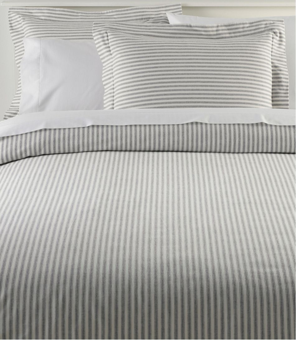 Stripe Ultrasoft Comfort Flannel Comforter Cover Collection