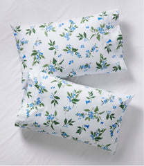 Jess Franks Blueberry Print Percale Sheet Set Collection
