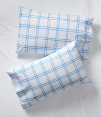 280-Thread-Count Pima Percale Sheet Collection Windowpane