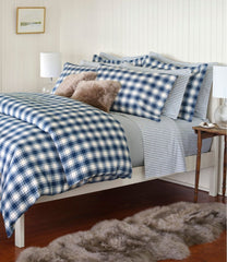 Check Ultrasoft Comfort Flannel Comforter Cover Collection