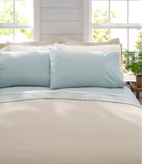 Sunwashed Percale Sheet Collection